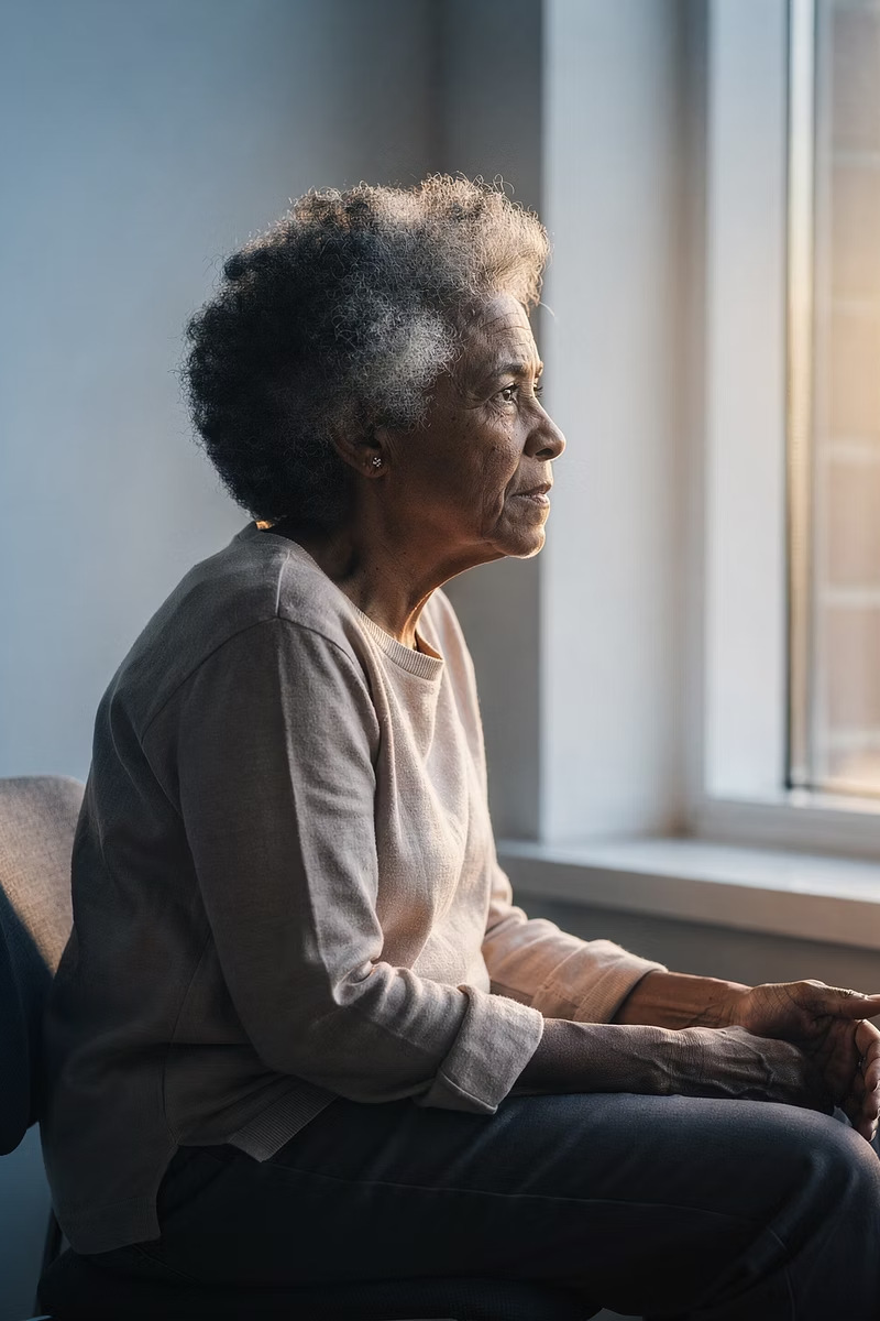 Lonely aging care recipient